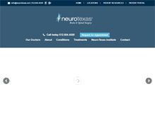 Tablet Screenshot of neurotexas.net